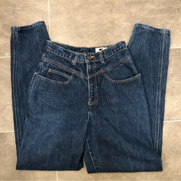Calvin Klein vintage mom jean dark wash high rise waisted straight 90s - Picture 10 of 10